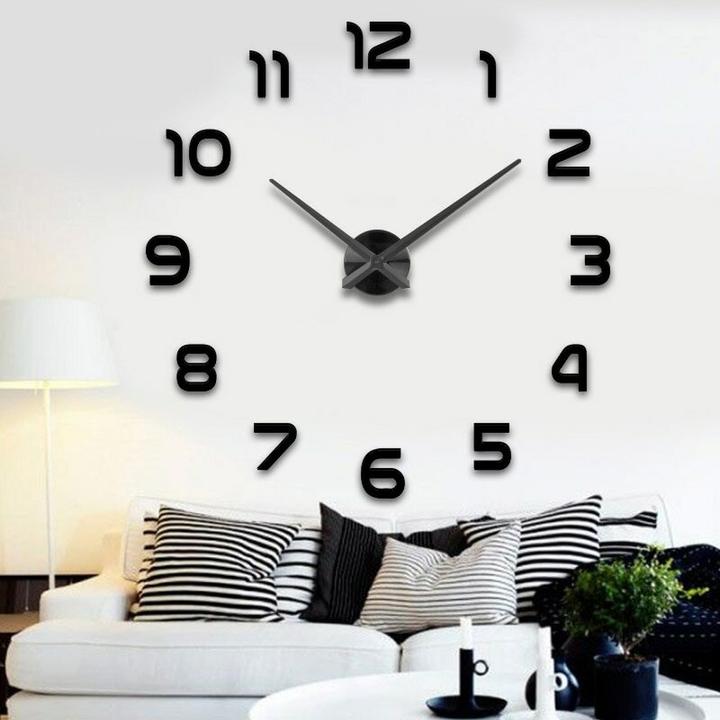 Actual product image Ikonka Large wall clock 80-120cm black 12 digits