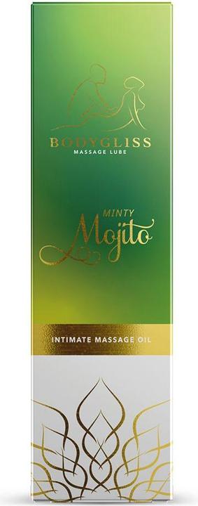 Actual product image Bodygliss – Massage Oil and Lubricant in 1 Minty Mojito – 150 ml (150 ml)