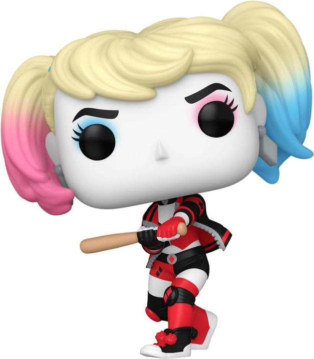 Actual product image Funko DC Comics: Harley Quinn Takeover POP! Heroes Vinyl Figur Harley with Bat 9 cm