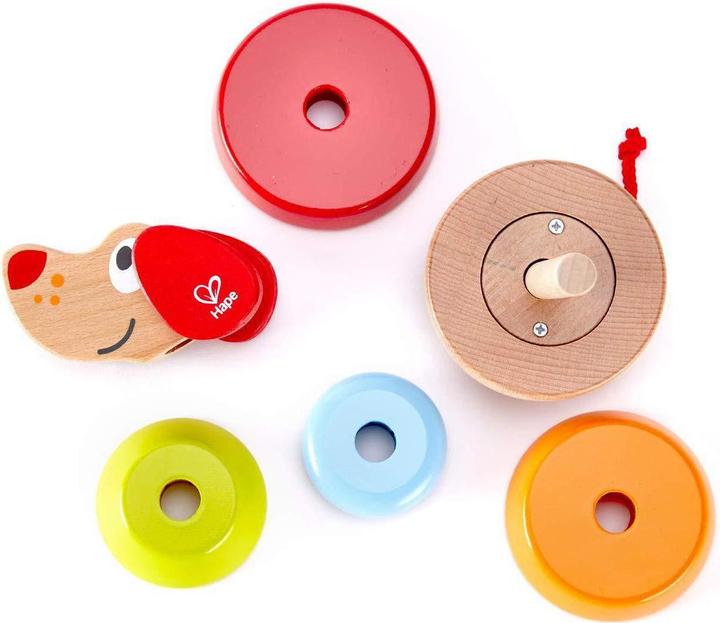 Actual product image Hape Stacking dog Pepe