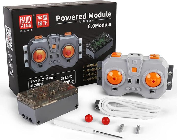 Mould King 6.0 Empfänger - Akkubox mit analog Fernbedienung