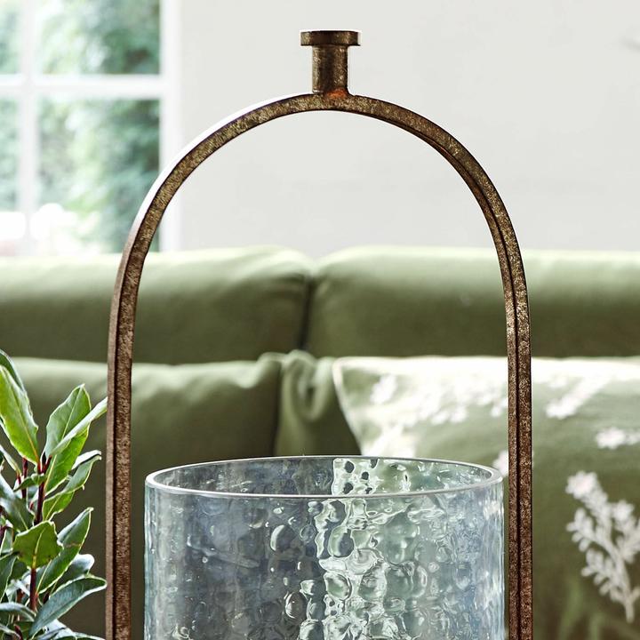 Produktbild Loberon Windlicht 2er Set Aquivar antikbronze/klar (2 x)
