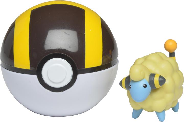 Actual product image Bandai Pokeball With 5 cm Pokemon Figure