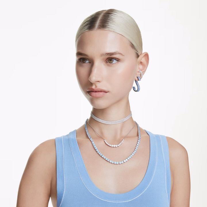 Immagine prodotto Swarovski Matrix Ohrspangen Rundschliff Weiss (Metallo Swarovski)
