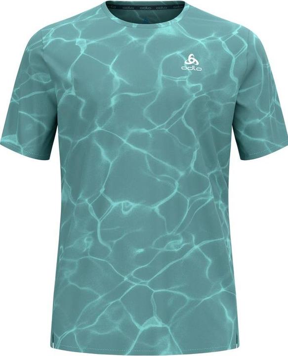 Odlo T-shirt crew neck s/s ZEROWEIGHT CHILL-TEC PRINT