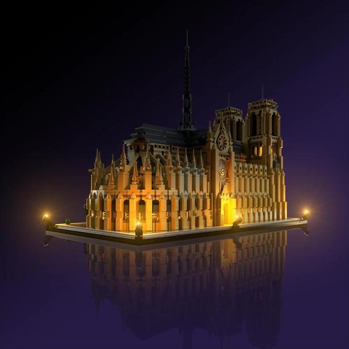 Produktbild Light my bricks LED Licht Set für LEGO 21061 Notre-Dame de Paris