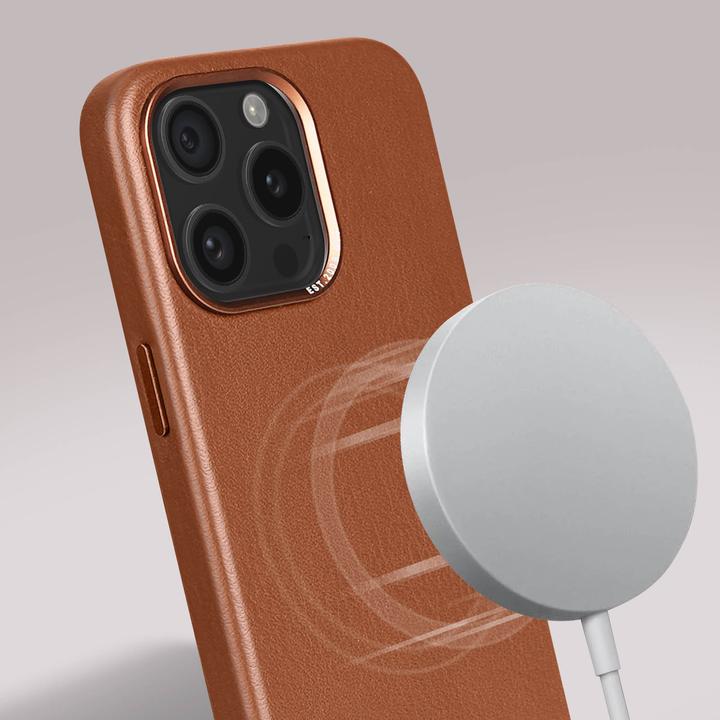 Actual product image Decoded Leather Case (Apple iPhone 15 Pro Max)