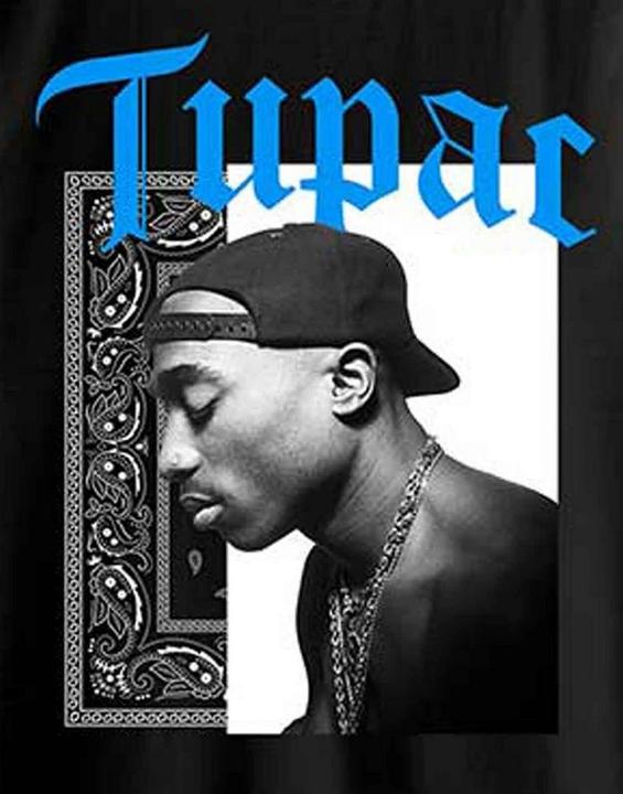Actual product image Tupac Shakur Unisex Adult Only God Can Judge Me T-Shirt (XL)