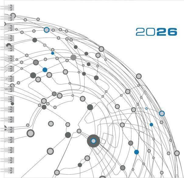 Produktbild Wochenbuch Assessor 2026 - Bürokalender 15,8x14,7 cm - 1 Woche auf 2 Seiten - mit Drahtkammbindung (Harter Einband, Deutsch)
