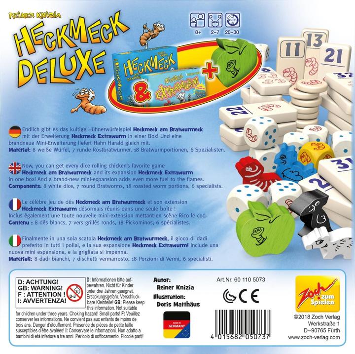 Produktbild Zoch Heckmeck Deluxe (Deutsch, Englisch, Französisch)