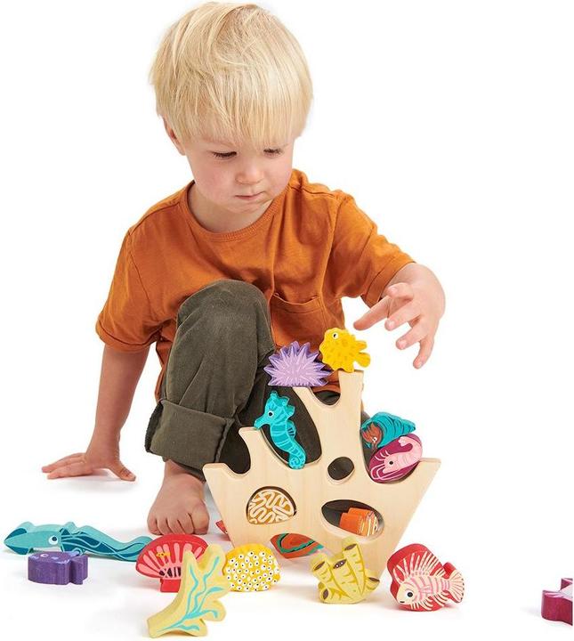 Actual product image Tender Leaf Toys Stapelspielzeug Korallenriff