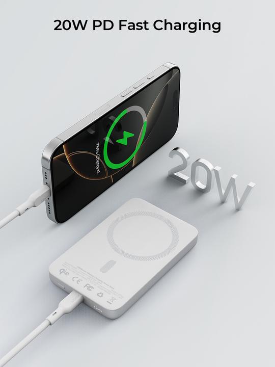 Produktbild Aukey MAG FUSION SLIM - Powerbank (10000 mAh, 10000 W, 36000 Wh)