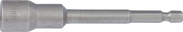BGS Steckschlüssel-Einsatz Sechskant, extra lang für Bohrmaschinen 6,3 mm (1/4") SW 13 mm (13 mm)