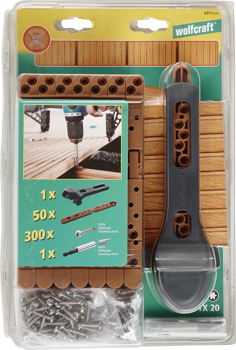 Produktbild wolfcraft Starter-Set verdecktes Verschrauben (353 x)