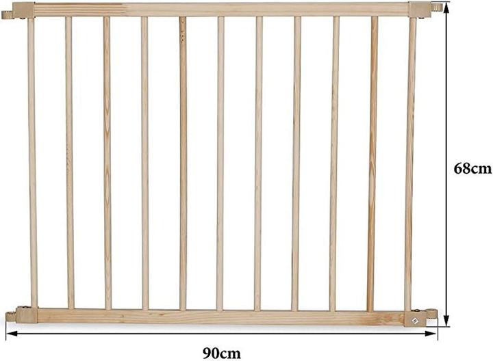 Produktbild Dibea Baby-Laufstall (90 cm, 270 cm, Fichte)