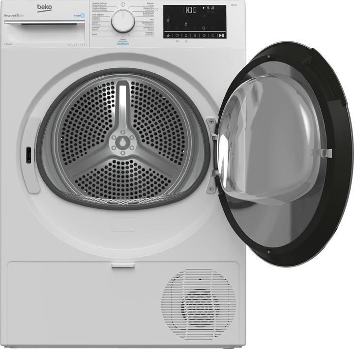Actual product image Beko B3T6823WS2 wasdroger Vrijstaand Voorbelading 8 kg A++ Wit (8 kg, Right)