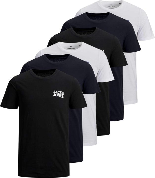 Jack & Jones T-Shirt Casual Bequem sitzend JJECORP LOGO TEE O-NECK 3PK