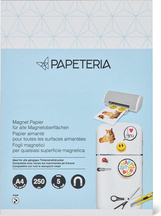 Papeteria Magnet-Papier (250 g/m², 5 x, A4)