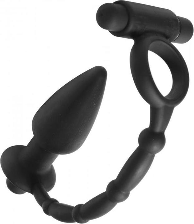 Produktbild Master Series Viaticus Vibrating Cock Ring Anal Plug