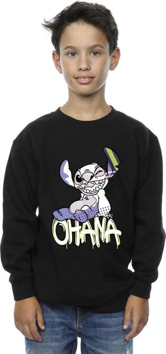 Produktbild Disney Lilo And Stitch Ohana Graffiti Sweatshirt Jungen (152, 158)