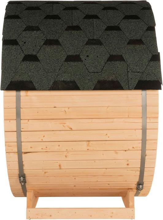 Produktbild Home Deluxe Outdoor Sauna Fasssauna AQUILA M - 195 x 120 cm für 2 Personen - Sauna mit 3,6kW Ofen (Plug & Play 3,6 KW interne Steuerung)
