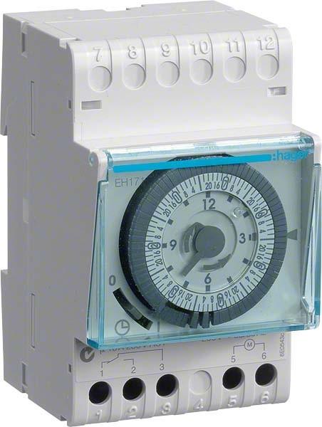 Produktbild Hager Quartz-Schaltuhr W Wochenprogramm DIN