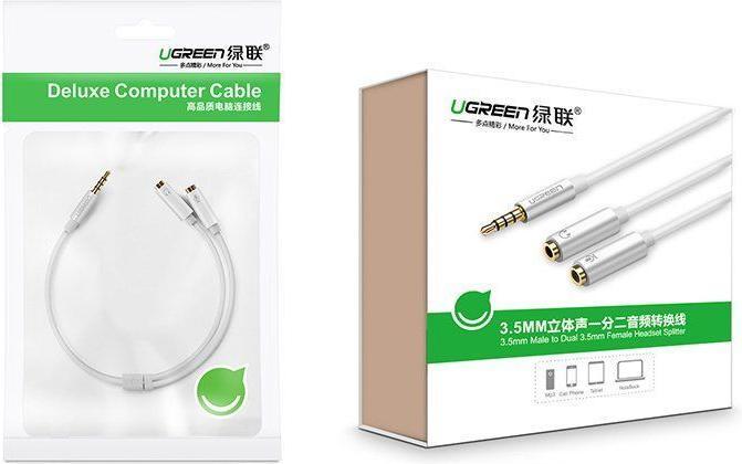Actual product image Ugreen 3.5mm Headset Splitter (Splinters)