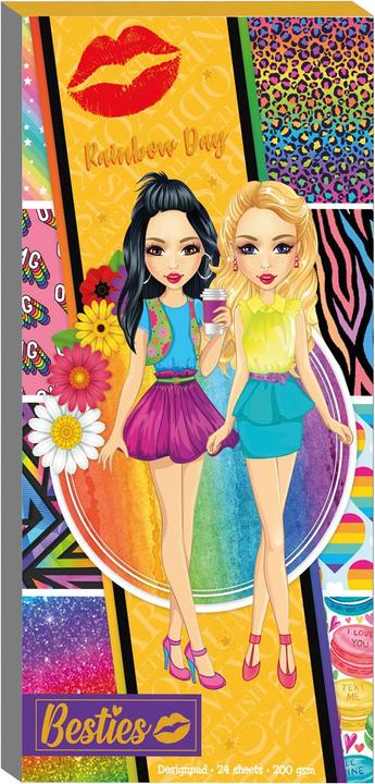 Actual product image Besties Drawing pad, 24 sheets