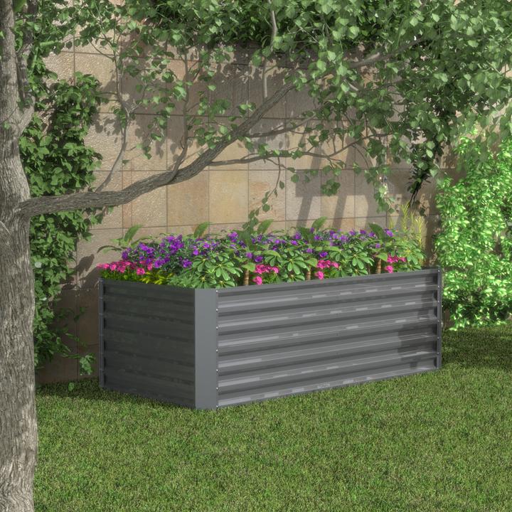 Actual product image VCM Metall Pflanzbeet 180x90 Hochbeet Galdo