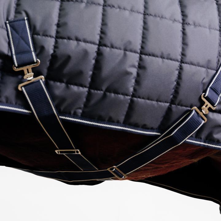 Image du produit Fouganza Couverture d'écurie COMBO 200 cheval/poney bleu marine (165 cm)