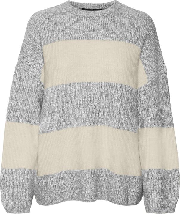 Vero Moda Vmnatahlie Ls O-Neck Pullover Ga (XL)