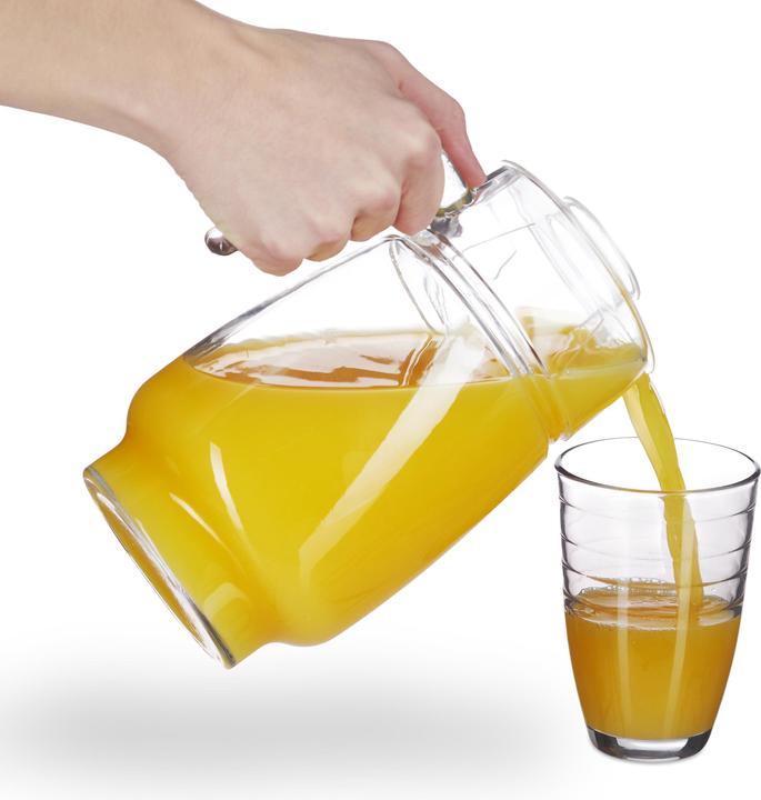 Produktbild Relaxdays Glaskrug mit Deckel (1.50 l)