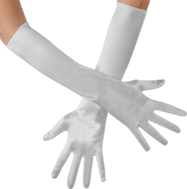 Produktbild tectake Lange Satin-Handschuhe