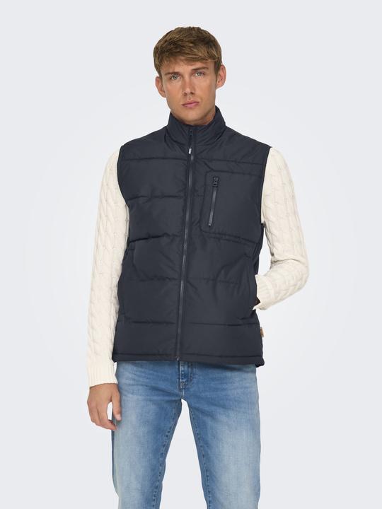 Actual product image Only & Sons Onsjake Quilted Vest Otw (S)