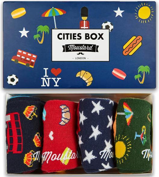 Moustard City Box (4er Pack, 41 - 47)