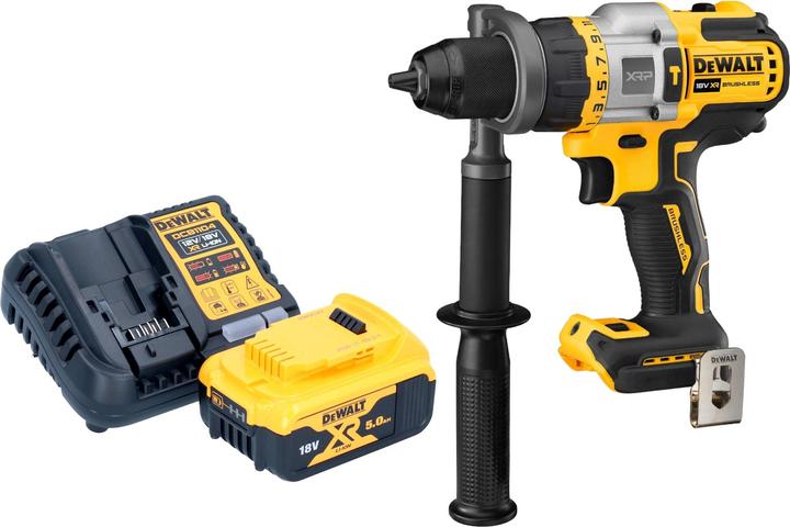 Produktbild DeWalt DCD 999 P1 Akku Schlagbohrschrauber 18 V 95 Nm Brushless + 1x Akku 5,0 Ah + Ladegerät (Akkubetrieb)