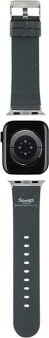 Actual product image Hello Kitty Pasek HKAWMPGKHK Apple Watch 38/40/41mm czarny/black strap Kitty Head (Stainless steel, Plastic, ecological leather)