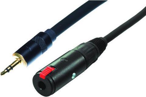 Produktbild Contrik Jack 3-pol. auf Mini-Plug 3-pol. (0.50 m, 3.5mm Klinke (AUX), 6.3mm Klinke (Jack))