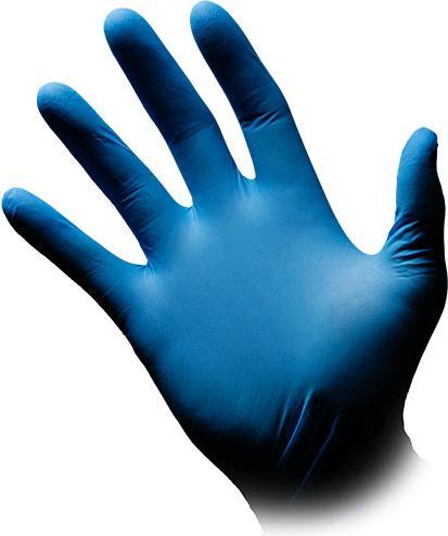 Produktbild Ampri Nitril Einweghandschuhe Blue Comfort S (Breite: 70-90 mm) (S)