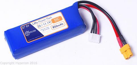 Produktbild Hyperion G5 850mAh 3S 50C LiPo (11.10 V, 850 mAh)