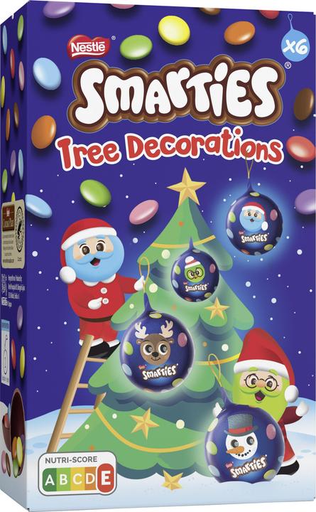 Actual product image Smarties Christmas Tree Decoration (125 g)