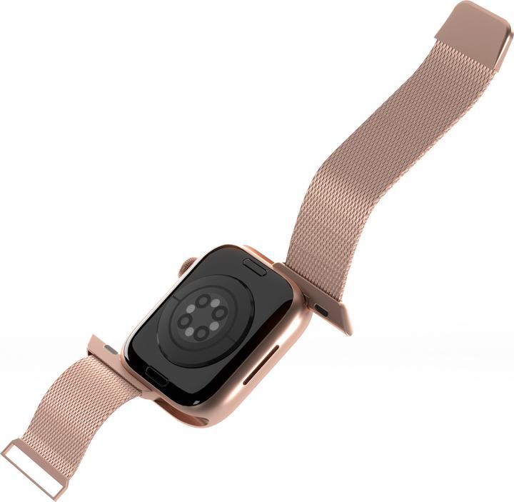 Image du produit Puro Milanese Magnetic Band - Pasek ze stali nierdzewnej do Apple Watch 38/40/41 mm (różowe złoto) (38 mm, 40 mm, 41 mm, Acier inoxydable)