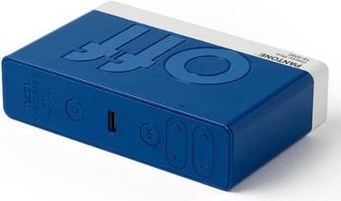 Actual product image Lexon Digitalwecker Flip Classic Pantone Classic Blue