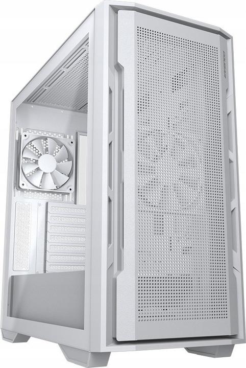 Actual product image Cougar Uniface White| PC Case | Mid Tower / Mesh Front Panel / 2 x ARGB Fans / TG Left Panel (Mini-ITX, SSI CEB, mATX, ATX)
