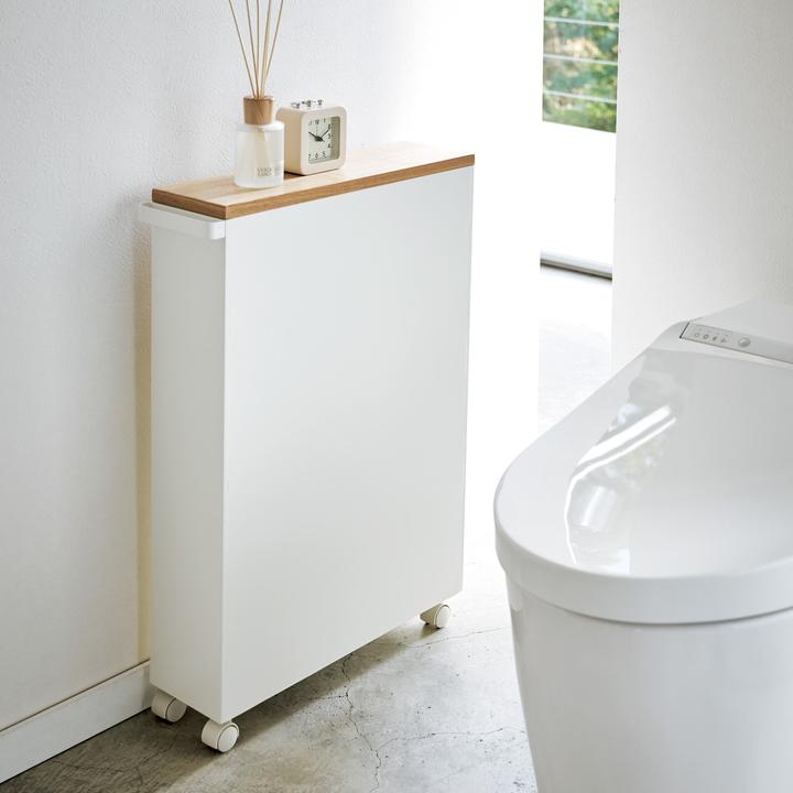 Image du produit Yamazaki Chariot de rangement semi-fermé TOWER