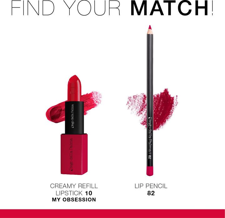 Actual product image Diego dalla Palma The Lipstick Creamy Refill System 10 (10 - my obsession)