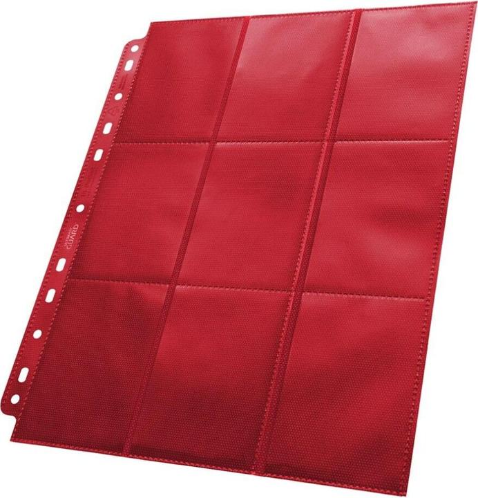 Produktbild Ultimate Guard UGD010485 - 18-Pocket Side-Loading Pages (50), rot