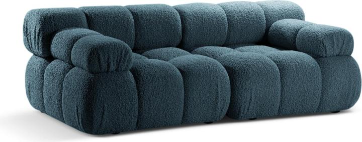 Actual product image Micadoni Velvet Modular Sofa, "Bellis", 2 Seats, 188x94x70 Made in Europe (4-seater, 3-seater, 2 person sofa)