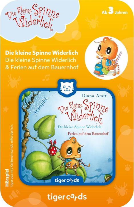 Tigermedia tigercard - Die kleine Spinne Widerlich - Zwei Geschichten (Die kleine Spinne Widerlich & Ferien auf