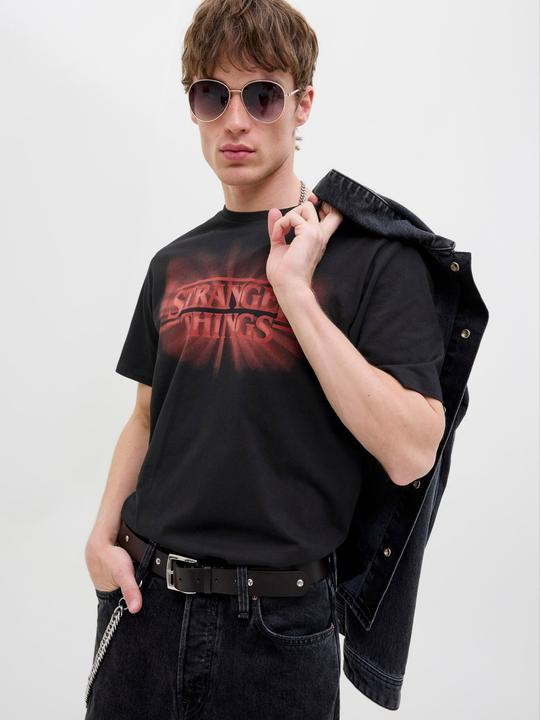 Produktbild Jack & Jones Gedruckt Rundhalsausschnitt T-shirt T-shirt (M)
